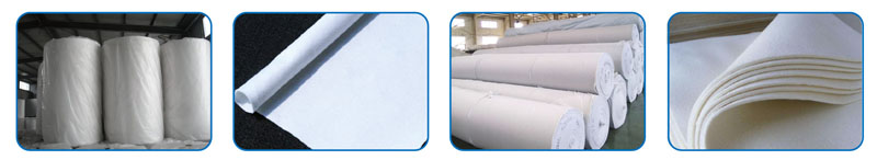 產(chǎn)品特點(diǎn) 無紡?fù)凉げ季哂袃?yōu)秀的過濾、隔離、加固防護(hù)作用、抗拉強(qiáng)度高、滲透性好、耐高溫、抗冷凍、耐老化、耐腐蝕。 產(chǎn)品應(yīng)用 1.公路（包括臨時道路）鐵路、堤岸、土有削、機(jī)場、運(yùn)動場等工程中，用以加強(qiáng)軟弱地基，同時起隔離和過濾的 作用。江、河、湖、海的岸坡置土工親物，還可以防止流水沖濁。 2.作擋土墻回填中的加筋，或用于錨固擋土墻的面板。修筑包裹式鱷土墻或橋臺。 3.加固柔性路面，修補(bǔ)道路上的裂縫，防止路面反射裂縫。 4.增加碎石邊坡及加筋土的穩(wěn)定性，防止水土流失和低溫時土體的凍害。 5.路道磧與路基之間的隔離層，或路基與軟基之間的隔離層。 6.人工填土、堆石或材料場與地基的隔離層，不同凍土層之間的隔離。起反濾和加固作用。 7.儲灰壩或尾礦壩的初期上游壩面的濾層*擋土墻回填土中排水系統(tǒng)的濾層。 8,排水暗管周邊或碎石排水贈溝周邊的濾層。